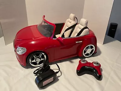 American Girl Sports Red Car Convertible  With Remote Control And Charger • $149