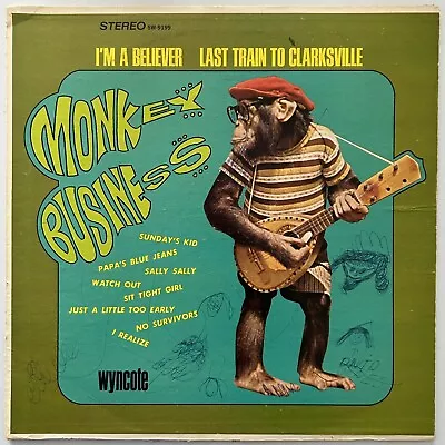 The Chimps - Monkey Business / Monkee Business - Vinyl LP - Wyncote W-9199 Mono • $19.90