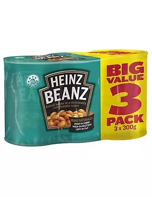 Heinz Tomato Baked Beans 300gm Pack 3 • $8.95