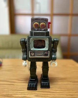 Alps Shoji Tin Toy Robot Television Robot  F/S FEDEX • $349.90