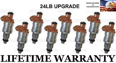 24LB Upgrade Set Of 8 Fuel Injectors For Ford Mustang GT SVT Lincoln  4.6L 5.0L • $149