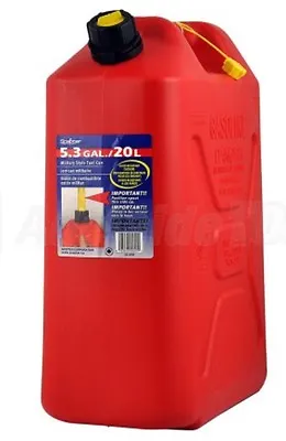 20L Sceptre RED Fuel Container Can- Gr8 4Chainsaw/bike Riding/boating Spare Fuel • $28.50