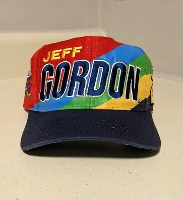 Vintage Jeff Gordon Chase Authentics Snapback Hat Cap Wraparound NASCAR Dupont • $34.99