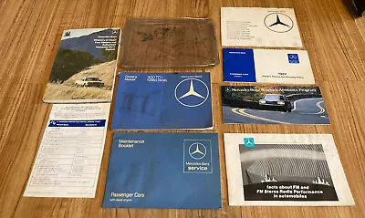 1982 Mercedes 300TD W123 Owners Manual Original Set Users Turbo Diesel Wagon • $89.99