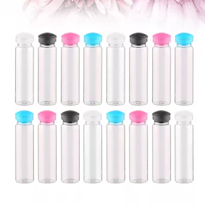 50 Pcs Small Glass Bottles Dried Flower The Gemstones • £10.45