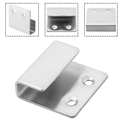 U Shape Corner Brackets Made Of Silver Stainless Steel Easy To Install And Use • £5.34