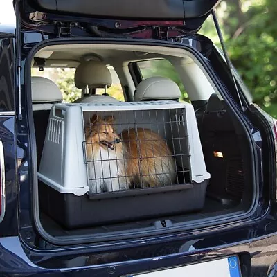 Ferplast Atlas Mini Car Dog Crate Pet Travel Transport Cage Small Puppy Carrier • £94.78