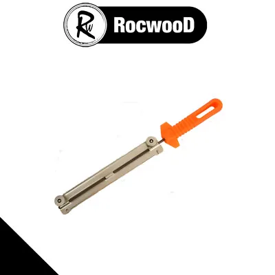 Chainsaw Saw Chain File And Filing Guide Sharpening Kit 4mm 5/32  • £6.40