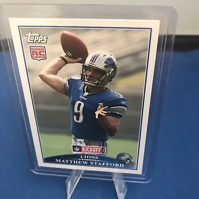 2009 Topps Kickoff - #116 Matthew Stafford (RC) • $4.99