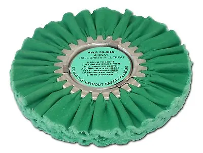 Zephyr AWG-58-8-HA Hall Green Airway 8″ Buffing Wheel • $16.02