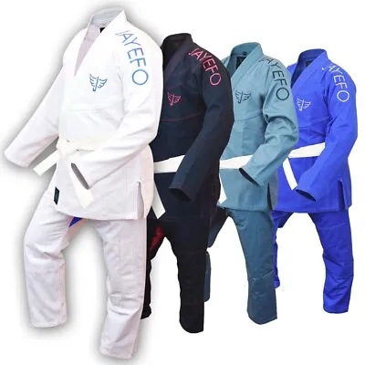 Mens Women Bjj Gi Brazilian Jiu Jitsu Gi Bjj Uniform Kimono Free Belt Adult Ufc • $39