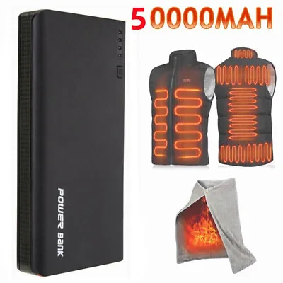 Power Bank For Electric Heated Vest Jacket Body Warmer Usb 5v 2a Battery Pack • £12.99