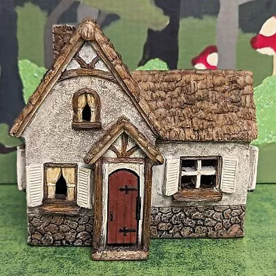 Miniature Tudor House Hinged Door Woodland Knoll Collection Fairy Gnome Garden • $36.95