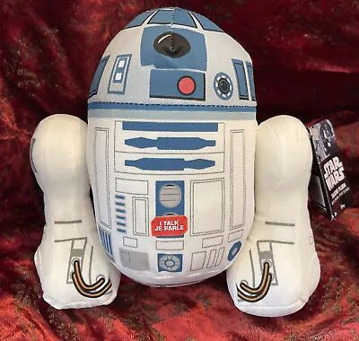 Star Wars The Force Awakens R2D2 Talking Plush 8  Toy New Disney NEW • $9.95