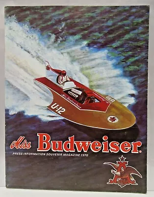 1970 MISS BUDWEISER PRESS BOOK Hydroplane Boat Racing C3 • $24.99