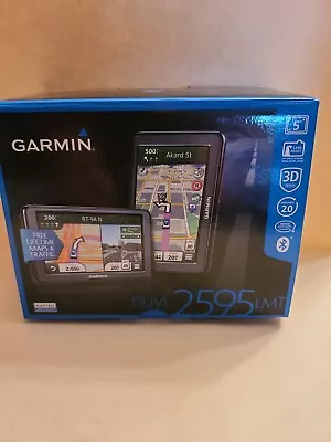 Garmin Nuvi 2595 LMT GPS With Car Charger And Weighted Dashboard Mount (bundle) • $60