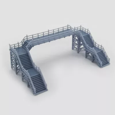 Outland Models Railway Scenery Overhead Footbridge Without Canopy 1:220 Z Scale • $12.99