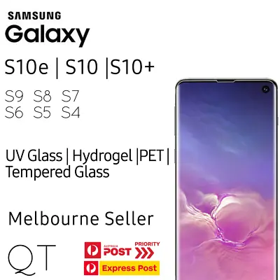 GENUINE Tempered Glass Screen Protector/Film For Galaxy S10 S9 S9+ S8 S8+ S7 S6 • $2.75