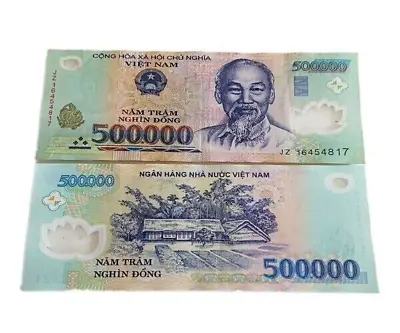 500000 Half Million VND Vietnam Dong Banknote Uncirculated Currency Ship Fast • $44.99