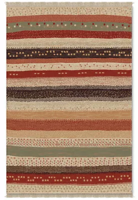 Premium Quality 100% Wool Warm Multi Coloured Tribal Nomadic Gabbeh Area Rugs • £168.50