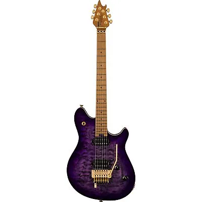 EVH Eddie Van Halen Wolfgang Special QM Guitar Baked Maple Board Purple Burst • $1299.99