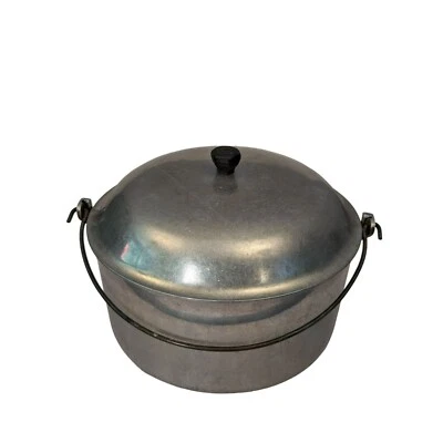 $24.99 • Buy Vintage Cast Rite Cast-Rite Castrite Ware Aluminum Stock Pot With Lid