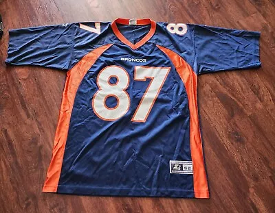 VINTAGE STARTER NFL JERSEY DENVER BRONCOS Ed McCaffrey #87 Used • $75