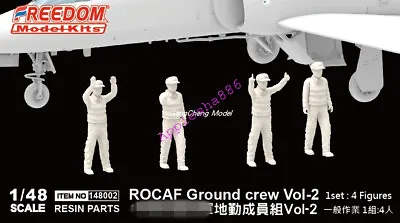 £27.52 • Buy FREEDOM 148002 1/48 Scale ROCAF Ground Crew Vol-2  1set：4 Figures