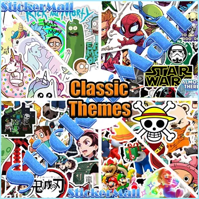 Various Themes / Anime Cartoon Movie Game Kids VSCO Meme INS Skateboard Stickers • $2.95