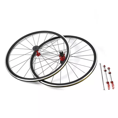 700C Ultralight Road Bicycle Bike Wheel Front Rear Wheelset Brake C/V 7-11 Speed • $117