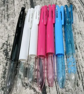 1x 4in1 ZEBRA Prefill Pen White Design Pink Blue Black Japan Multi-Color Refill • $5.99