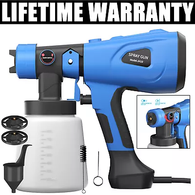 Electric Paint Sprayer Wagner Airless HVLP Handheld Spray Gun Home Indoor Fence • $38.23