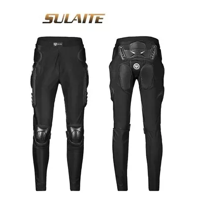 SULAITE Motorcycle Pants 2XL Black Protective Gear Padded Riding Touring Trouser • $39.99