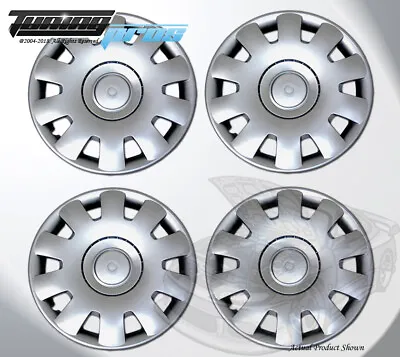 Pop-On Wheel Rims Skin Cover 15  Inch Silver Hubcap 15 Inches #032 Qty 4pc • $57.22