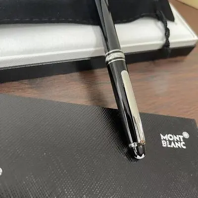 Montblanc Meisterstuck 163 Black And PLATINUM Rollerball Pen Germany - Authentic • $95