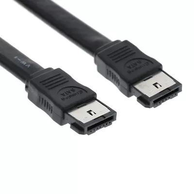 ESATA Male To ESATA Male 7 Pin Shielded External Data Cable Cord Lead 120cm • $20.01