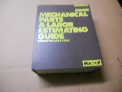 1977-1987 Mitchell Mechanical Parts & Labor Manual - Ford GM Mopar AMC • $19.95