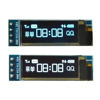 128x32 Blue OLED LCD Display Module With I2C Interface For AVR 33v5v E5A2 • $3.50