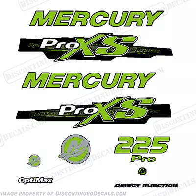 Fits Mercury 225hp ProXS Decal Kit - Electric Green • $109.95