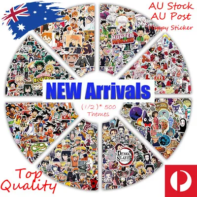 NEW ARRIVAL Various Themes Anime/ Kids Cartoon/TV Show /Game Skateboard Stickers • $3.95