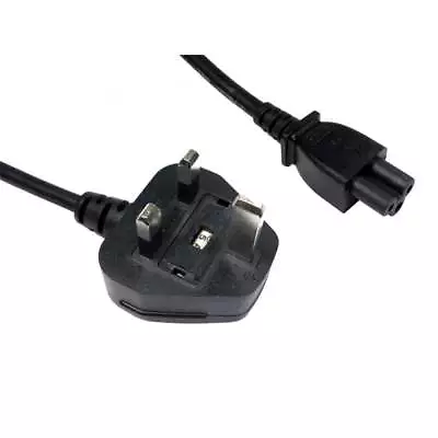 £4.99 • Buy UK Plug To C5 Clover Leaf Power Cable Cloverleaf Mains Lead