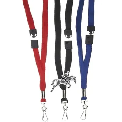 A29 Showjumper Equestrian Pewter BLUE RED Or BLACK Breakaway Lanyard Pvc Wallet • £11.99