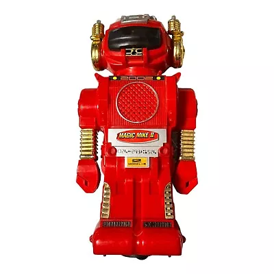 Magic Mike II Robot Red Gold Trim Parts Repair Vintage • $19.98