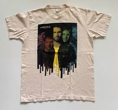 Maroon 5 Tour 2010 T-Shirt Double-Sided Made In USA Sz L • $14.95