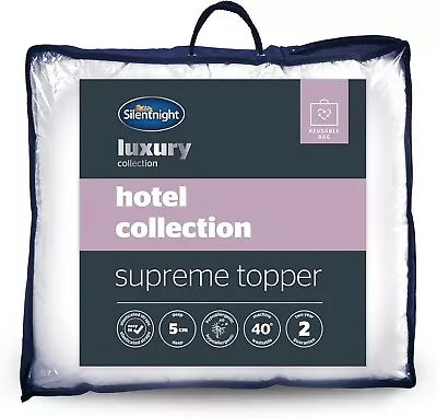 Silentnight Single Mattress Topper Hotel Collection Luxury Soft Silky Deep Fit • £19.99