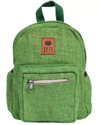 100 % Raw Hemp Mini Backpack - Sustainable And Stylish For Travel & Everyday Use • $29.99