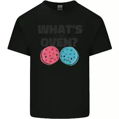 What's In The Oven Gender Reveal New Baby Pregnancy Mens Cotton T-Shirt Tee Top • £8.75