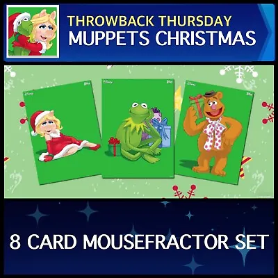 Muppets Christmas Throwback Thursday Tbt-8 Card Set-topps Disney Collect • $4.89