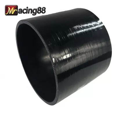 4  To 4  Straight Reinforce Black Coupler Hose Silicone Piping Intake • $10.89