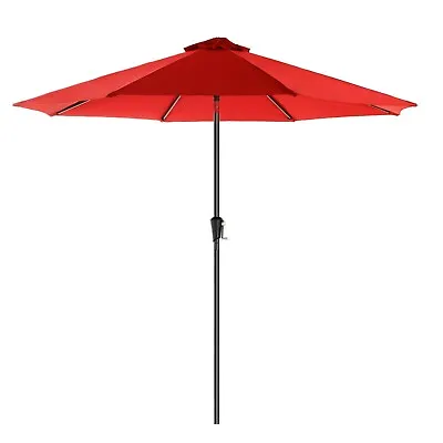 3M Round Garden Parasol Sun Shade Outdoor Patio Umbrella UV50+ With Crank  • £49.99